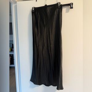 Wilfred Black Midi Skirt